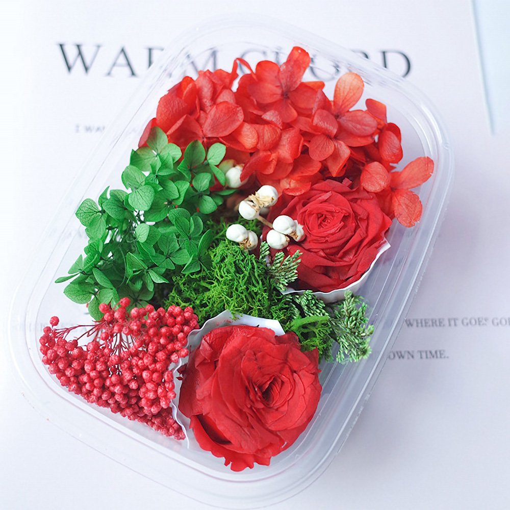 Premium Preserved Dried Rose Floral Ornament