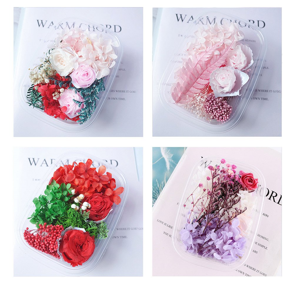 Premium Preserved Dried Rose Floral Ornament