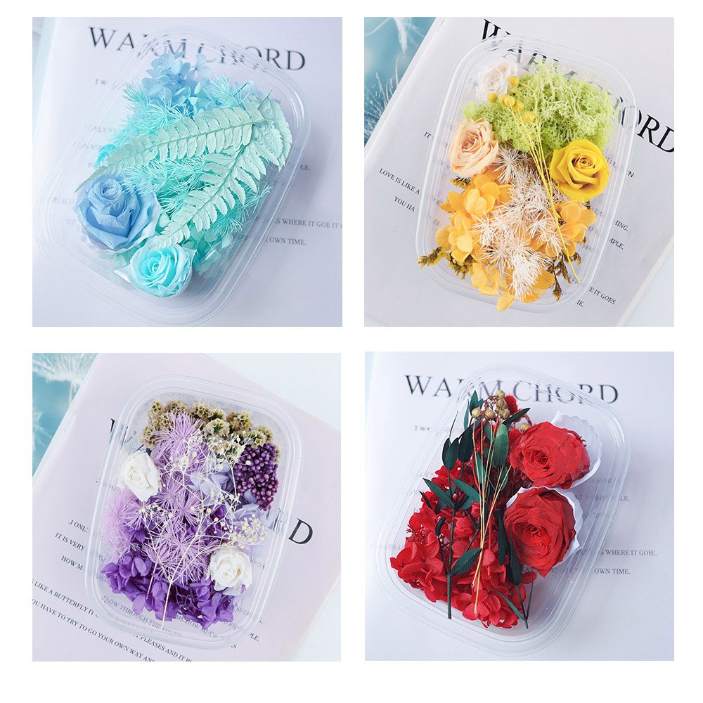 Premium Preserved Dried Rose Floral Ornament