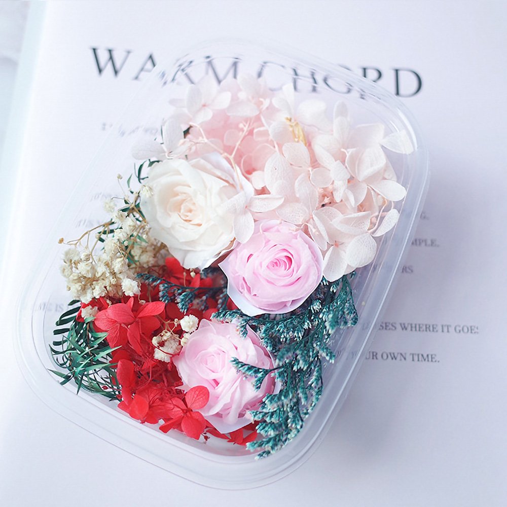 Premium Preserved Dried Rose Floral Ornament
