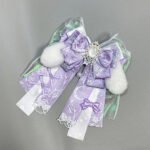 Rabbit Ear Gemstone Brooch for Ita Bags