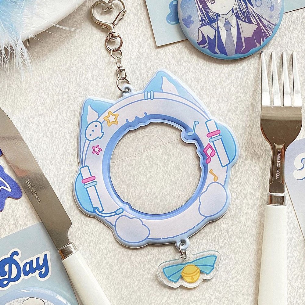 Rhythm Cat Badge Protector Itabag Charm