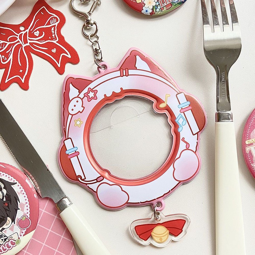 Rhythm Cat Badge Protector Itabag Charm