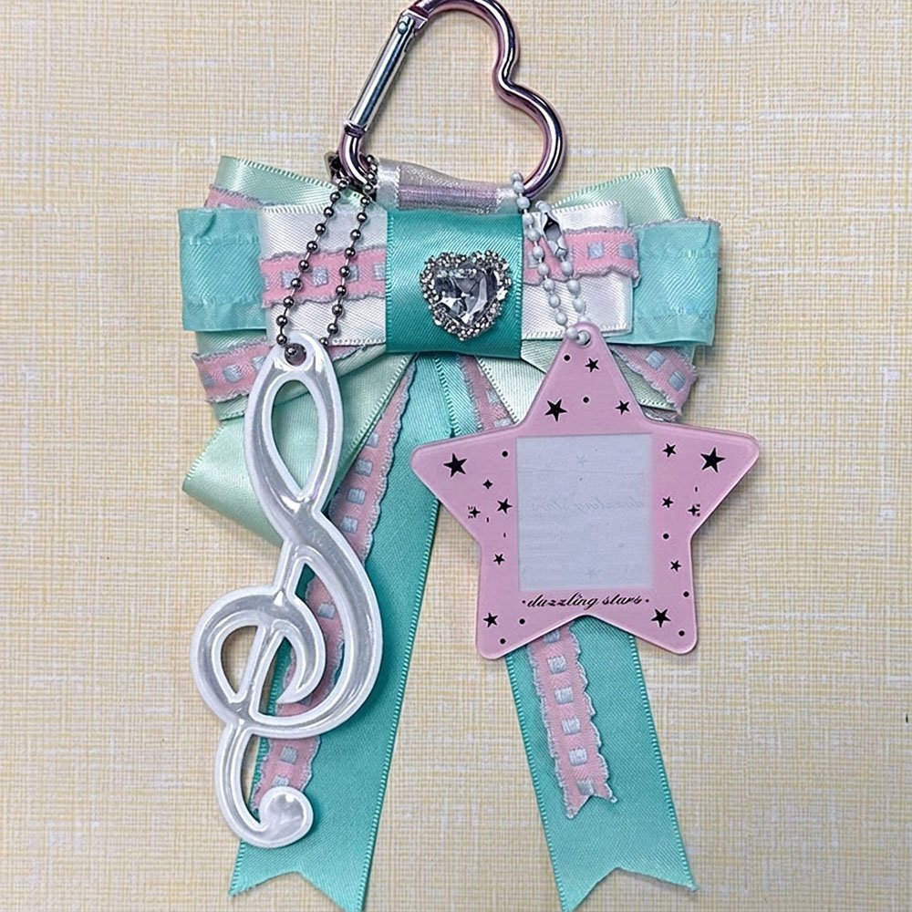 Star Bow Ita Bag Photo Frame Charm