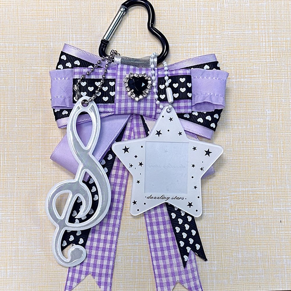 Star Bow Ita Bag Photo Frame Charm