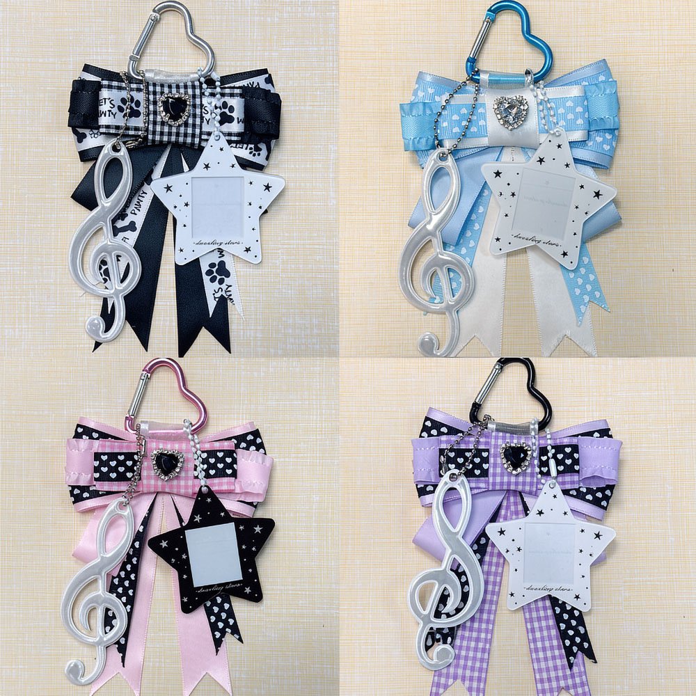 Star Bow Ita Bag Photo Frame Charm