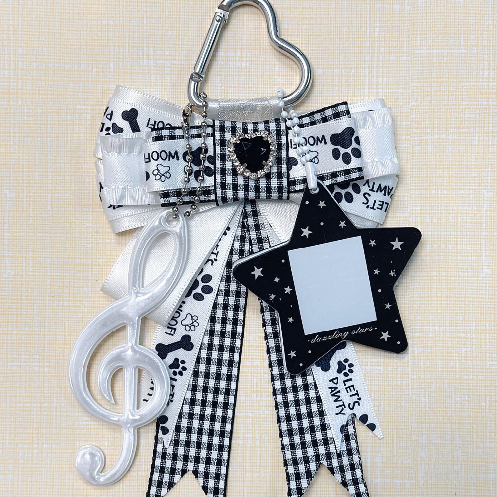 Star Bow Ita Bag Photo Frame Charm