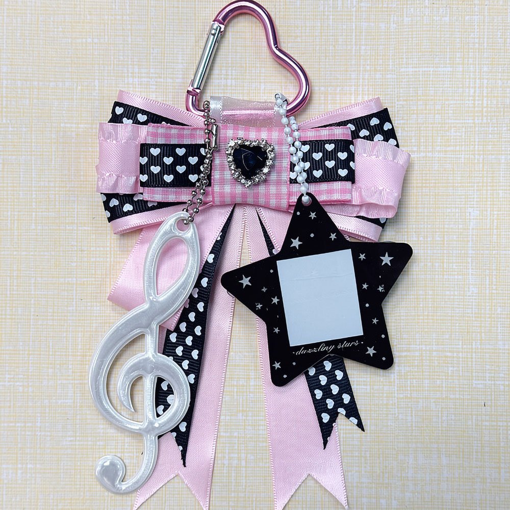 Star Bow Ita Bag Photo Frame Charm