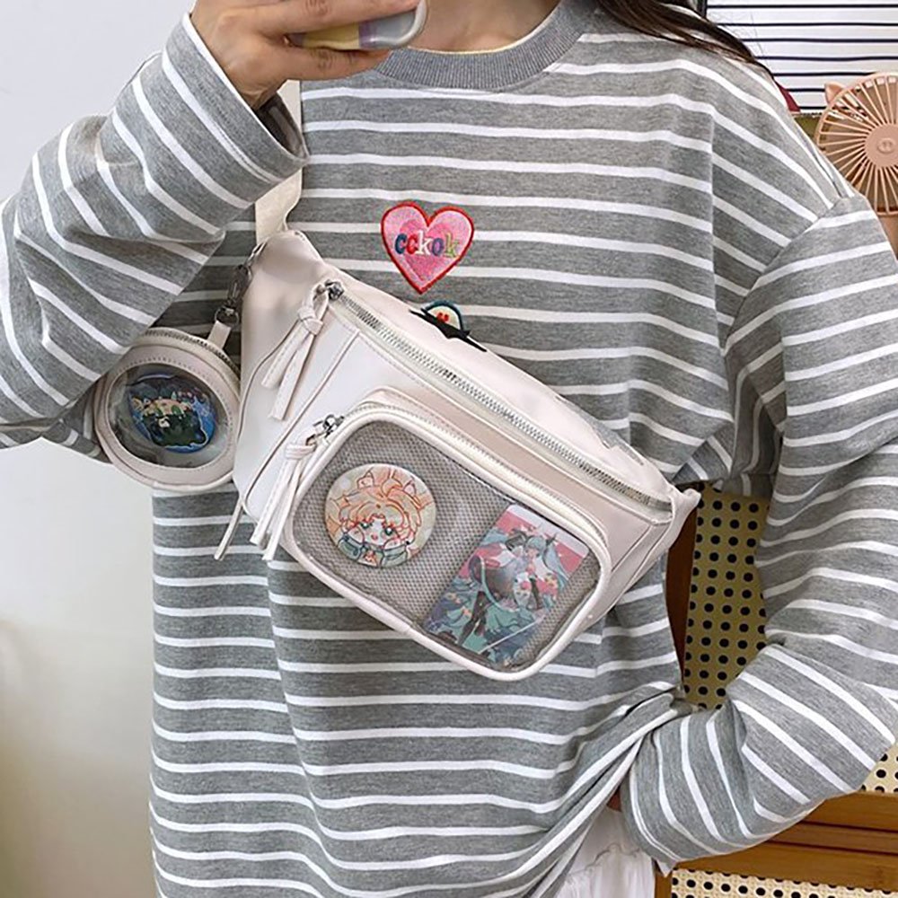 Star Decor Ita Bag Crossbody Cream