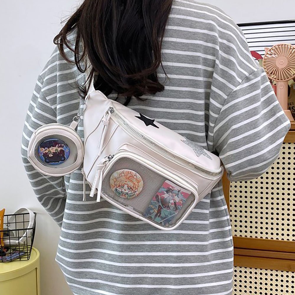 Star Decor Ita Bag Crossbody Cream