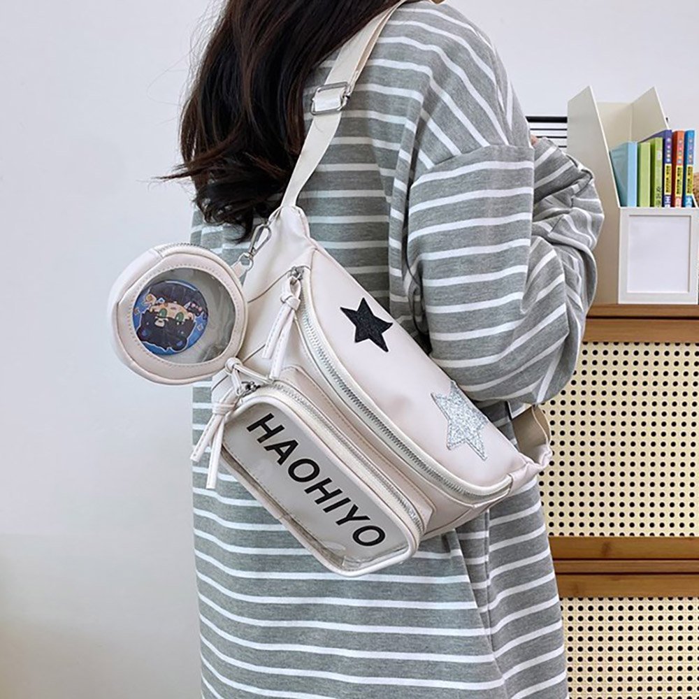 Star Decor Ita Bag Crossbody Cream