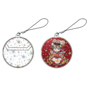 Star Glitter Badge Cover with Strap