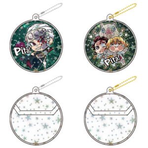 Star Glitter Pin Badge Cover PVC