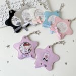 Star Leather Itabag Badge Case Clear Photo Holder