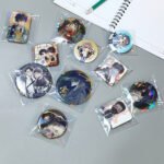 Thick Clear Holographic Pin Card Bags