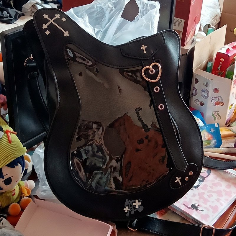 White Bass Ita Bag Crossbody Guitar Purse