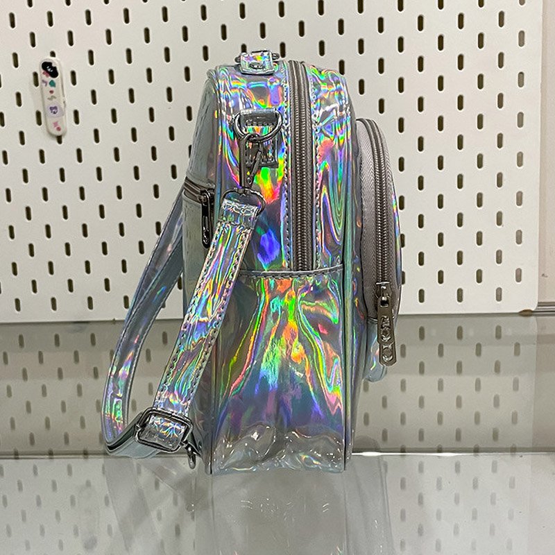 Black Heart Ita Bag Crossbody Clear Anime Display