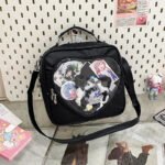 Black Heart Ita Bag Crossbody Clear Anime Display