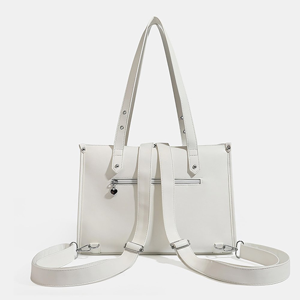 Blue Ita Bag Dual Clear Windows Tote
