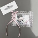 Cute Pink Lace Ita Bag Protective Photocard Case