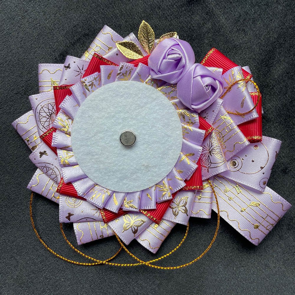 Gothic Vintage Handmade Anime Pin Rosette