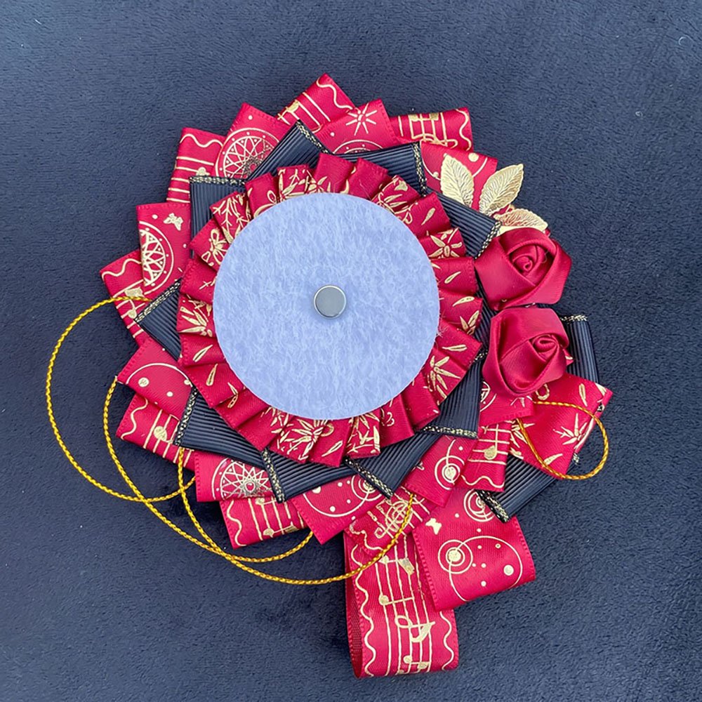 Gothic Vintage Handmade Anime Pin Rosette