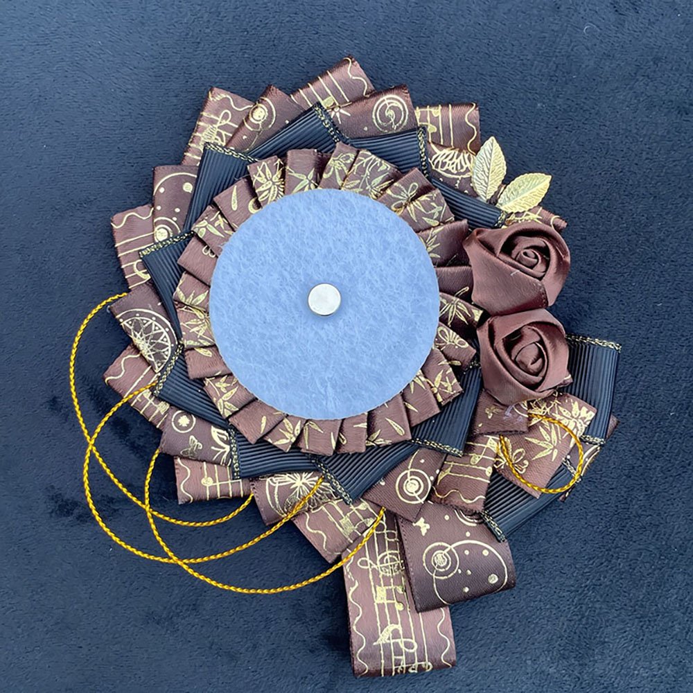 Gothic Vintage Handmade Anime Pin Rosette
