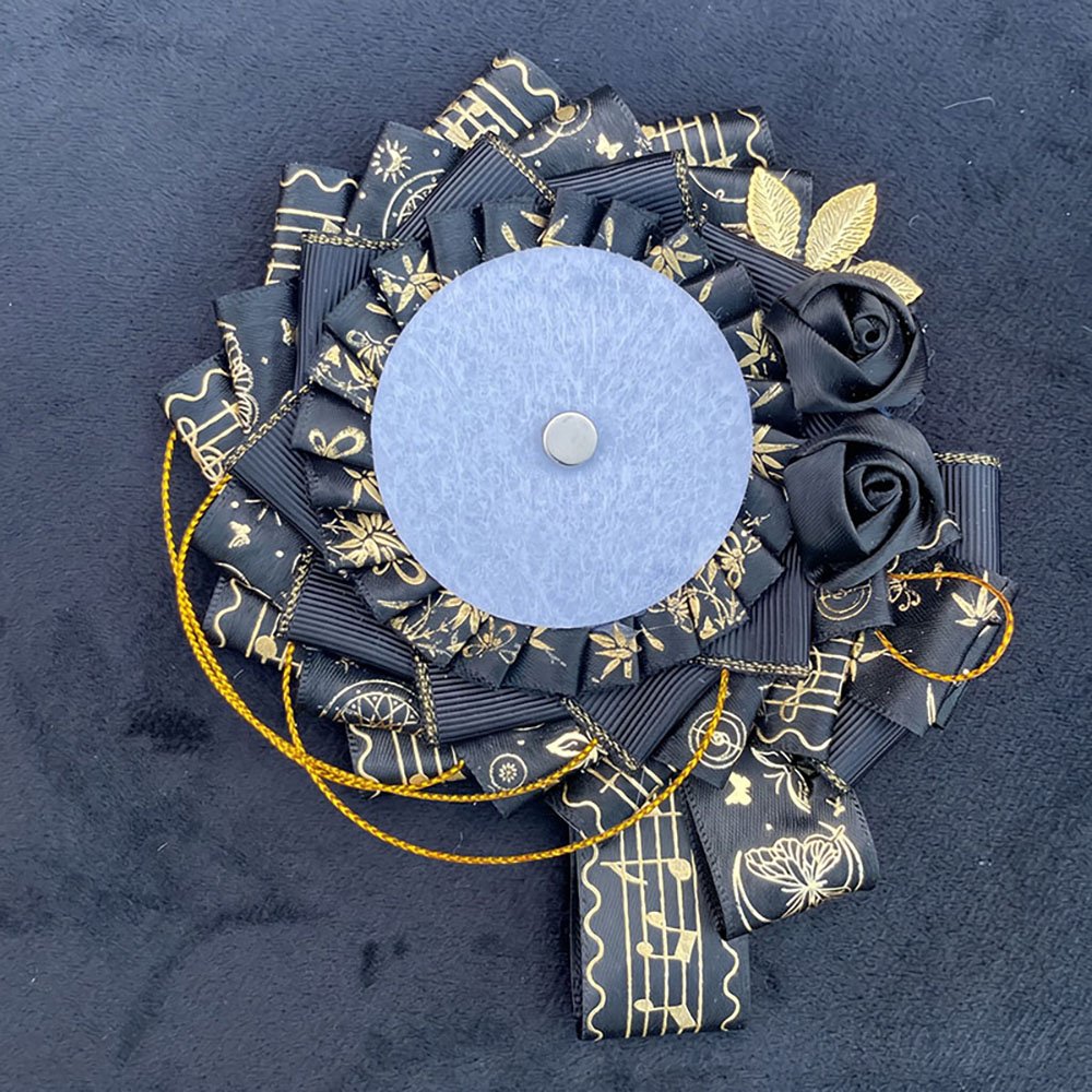 Gothic Vintage Handmade Anime Pin Rosette
