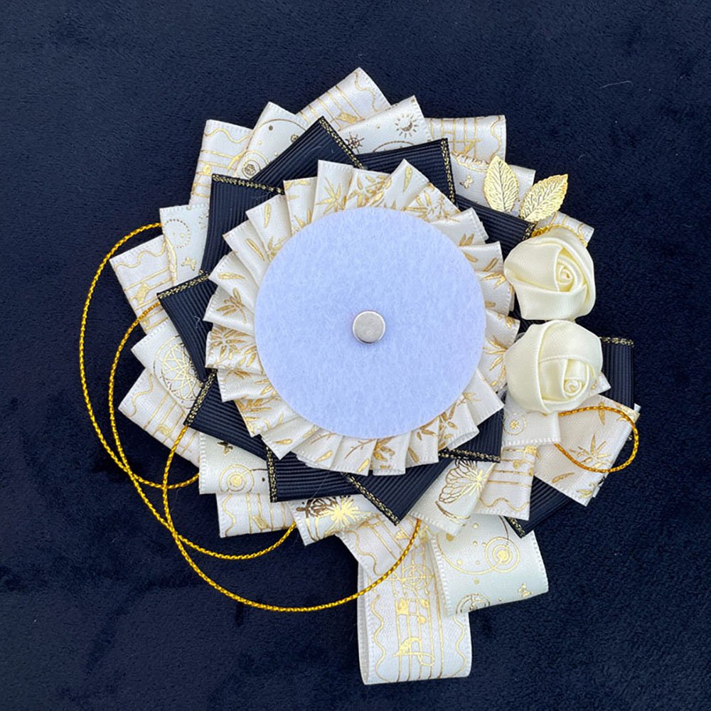 Gothic Vintage Handmade Anime Pin Rosette