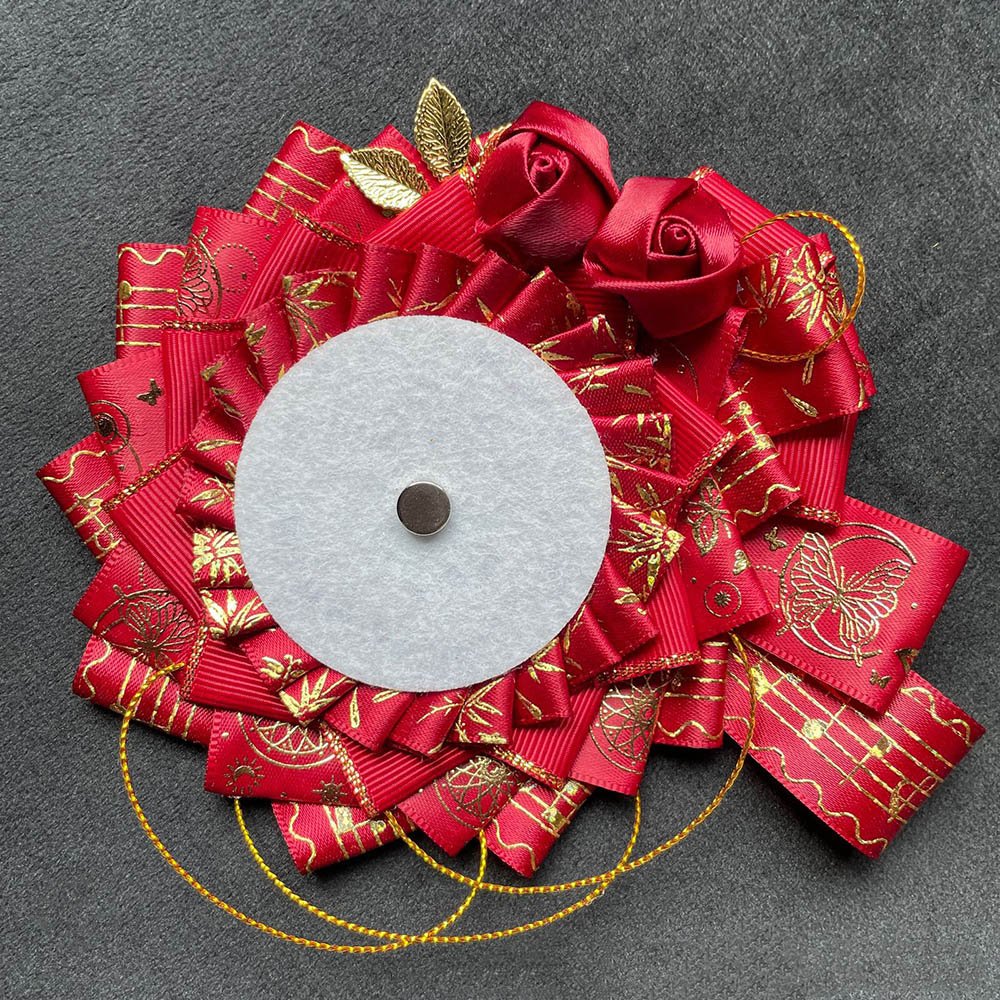 Gothic Vintage Handmade Anime Pin Rosette