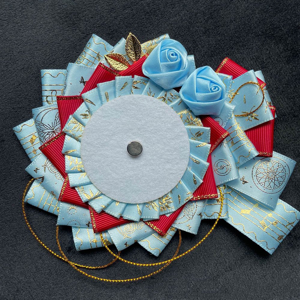Gothic Vintage Handmade Anime Pin Rosette