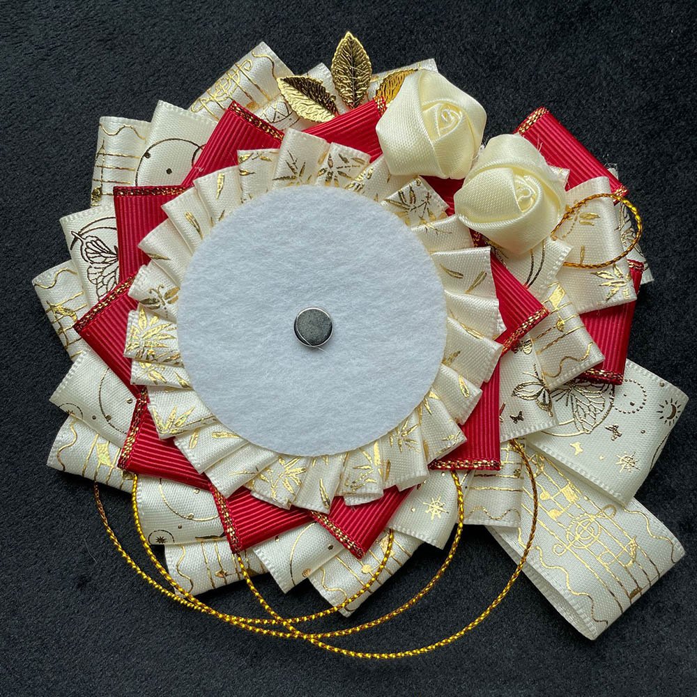 Gothic Vintage Handmade Anime Pin Rosette