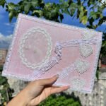 Heart Music Note Lace Trim Ita Bag Insert