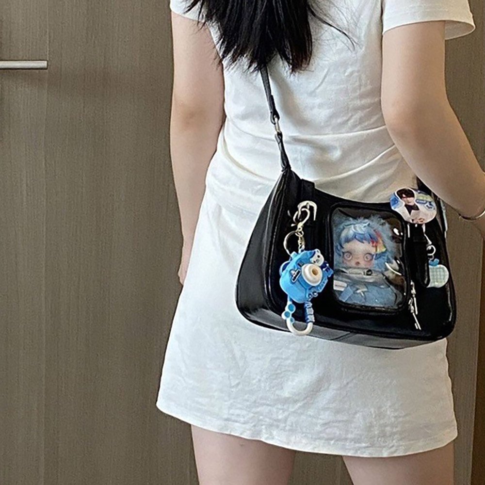 Ita Bag Crossbody Y2K Hobo Clear Window Bag