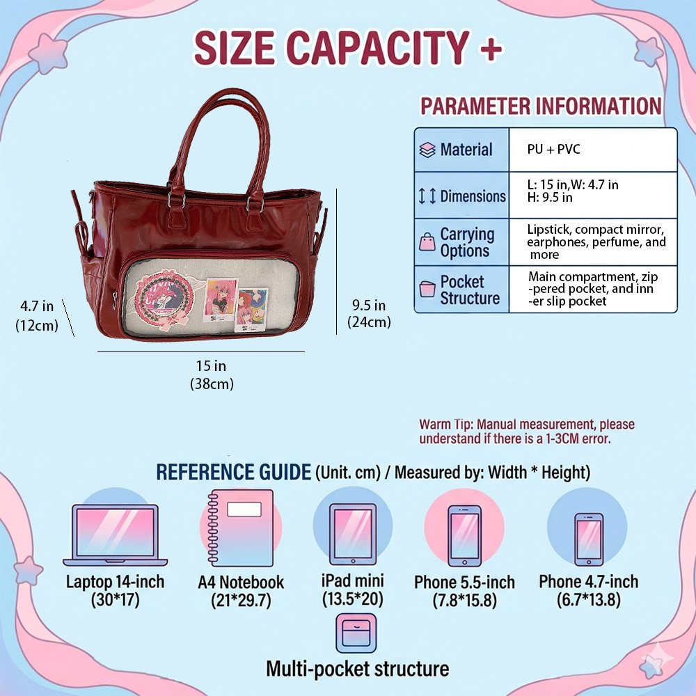 Itabag Backpack Multi-Color Option Tote