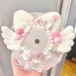 Jirai Kei Cat Ear Anime Badge Holder Pin