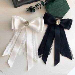 Lolita Lace Ribbon Bow Brooch for Ita Bag