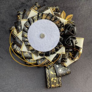Luxury Handmade Anime Badge Pin Rosette