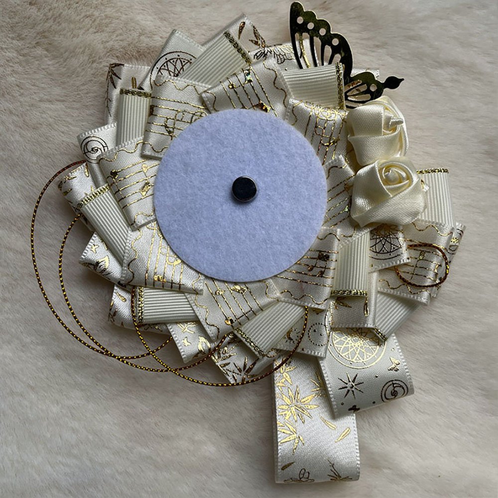 Luxury Handmade Anime Badge Pin Rosette - Image 13