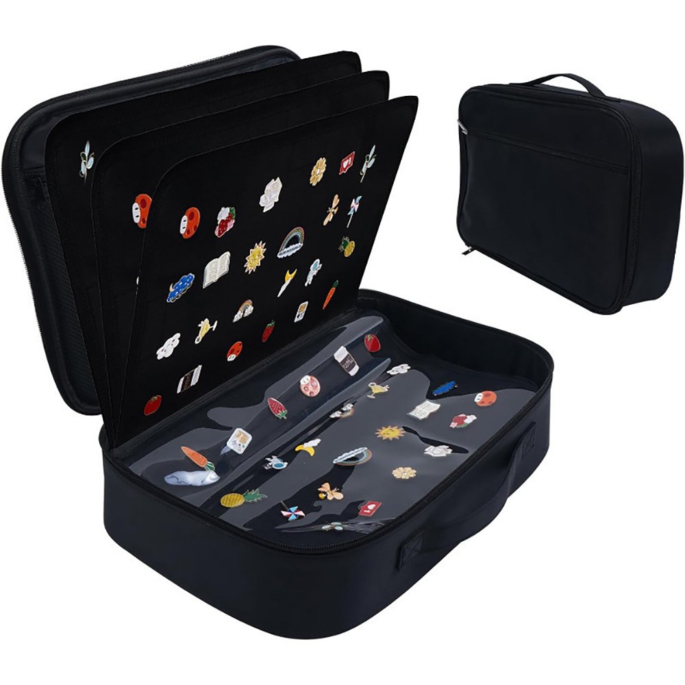 Pin Badge Display Case Brooch Storage Bag