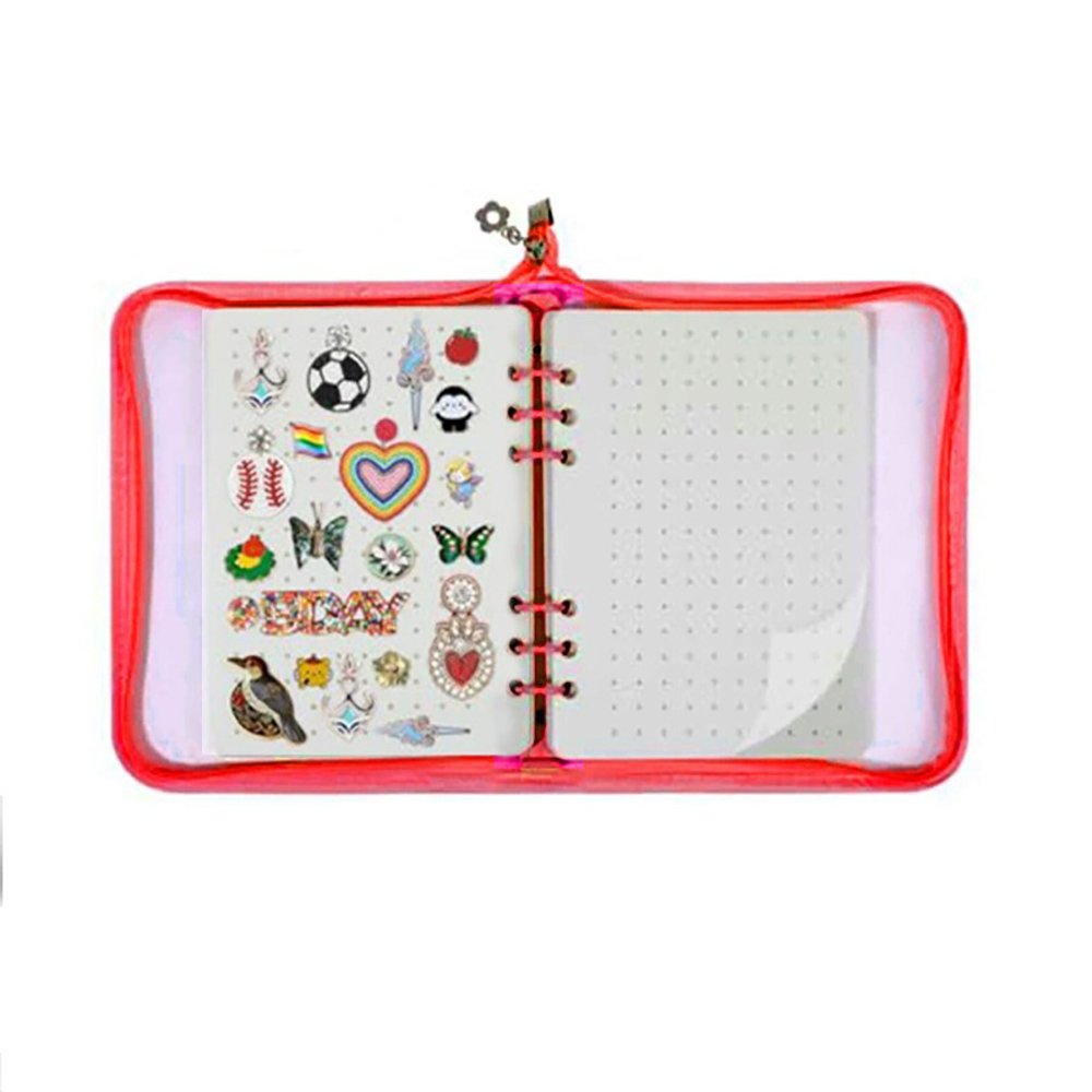 Pin Bag DIY Binder Enamel Badge Storage Bag