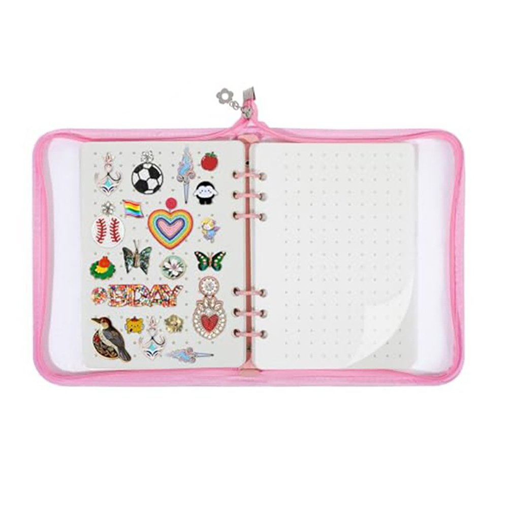 Pin Bag DIY Binder Enamel Badge Storage Bag