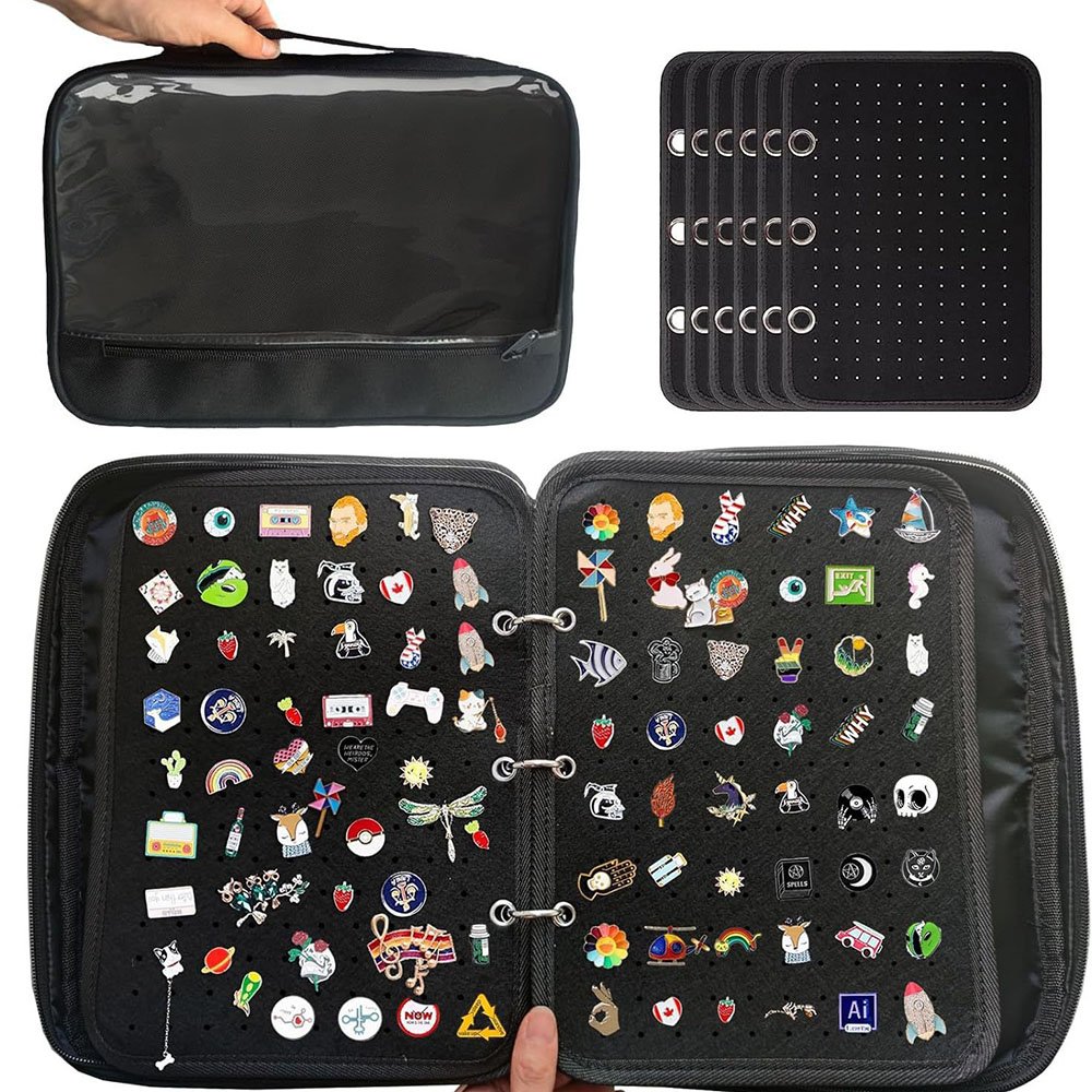 Pin Bag Large Capacity Enamel Pin Organizer