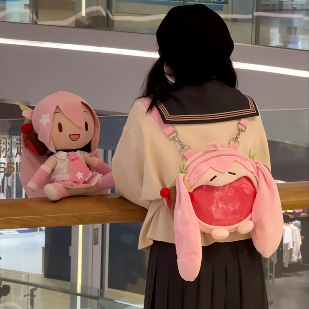 Sakura Miku Ita Bag Pink Large Window Itabag
