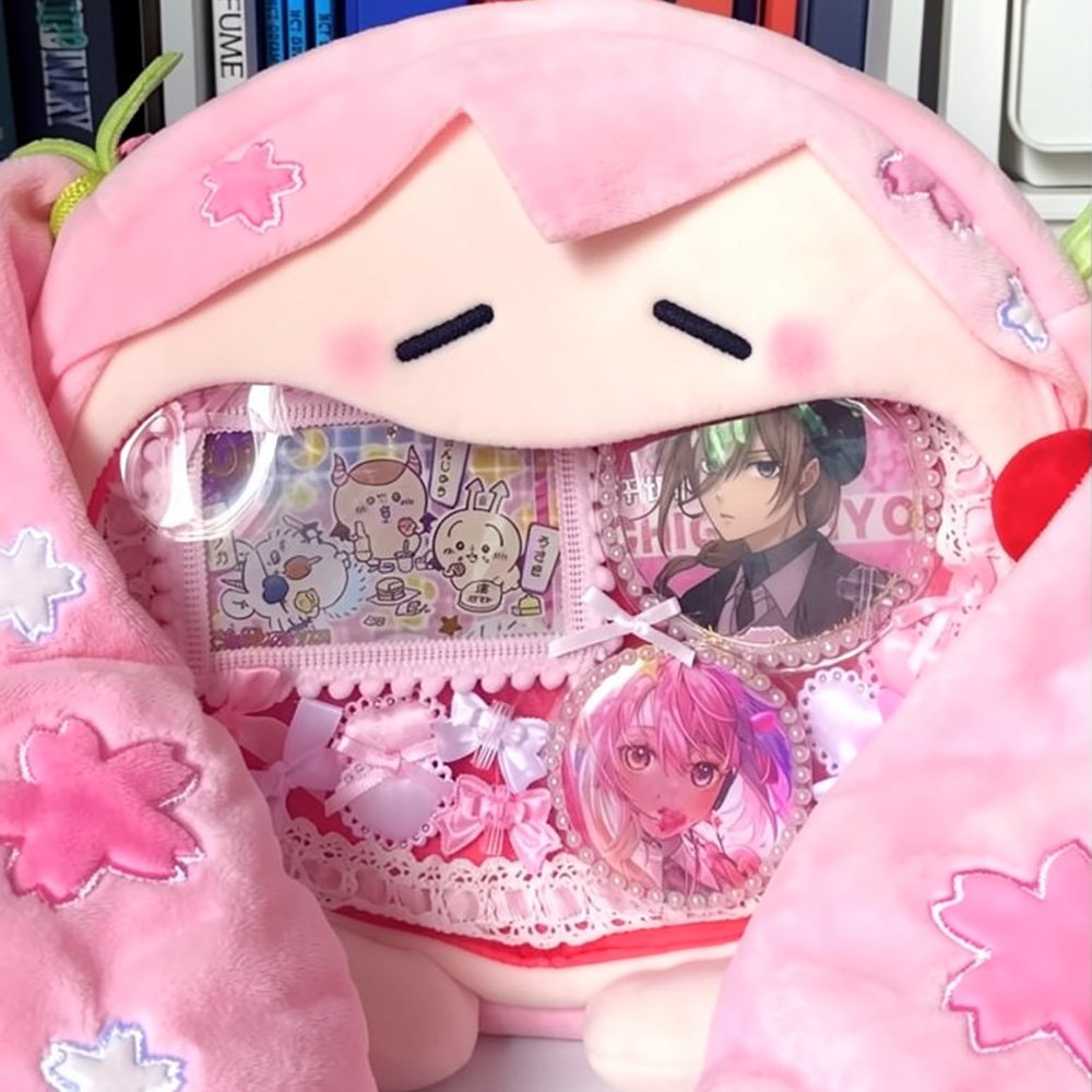 Sakura Miku Ita Bag Pink Large Window Itabag
