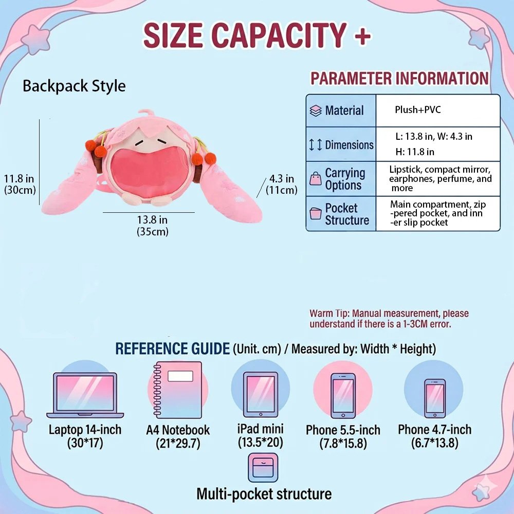 Sakura Miku Ita Bag Pink Large Window Itabag