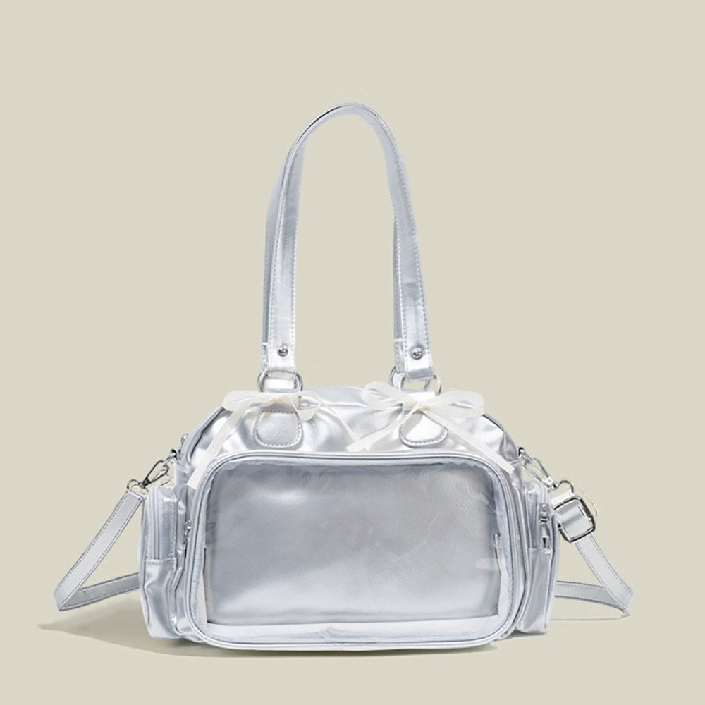 Black Ita Bag JK Style Cute Bow Crossbody