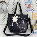 Black Ita Bag Lightweight Star Window Tote