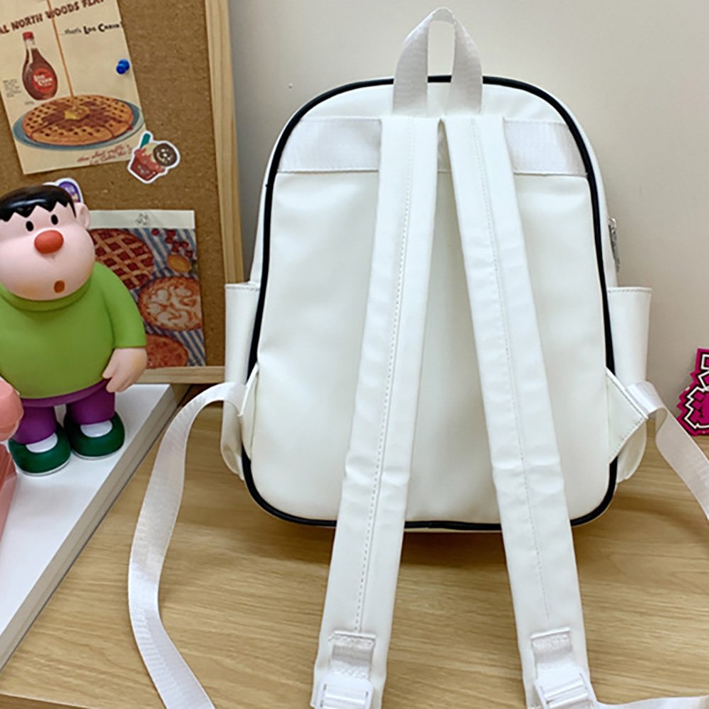 Black Ita Bag PU Removable Insert Backpack