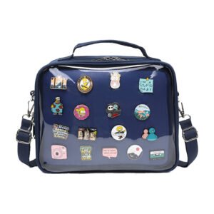 Blue Ita Bag Large Clear Pin Display Tote